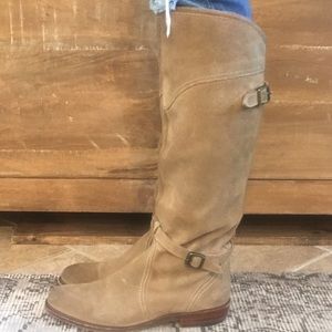 Frye boots, suede